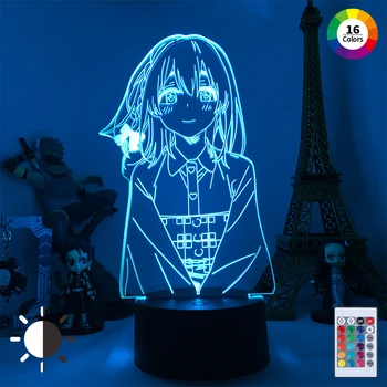 Akrylových 3D Anime Lampa RRent GGirlfriend Nightlights Lampa Figúrka Osvetlenie Pre Spálne Karikatúra Komiks Svetlo Domova Lampa Darček