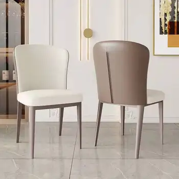 Malé-veľké talianske luxusné jedálenské stoličky domov moderný jednoduchý high-end reštaurácie, Nordic štýl iny online celebrity operadlo stoličky