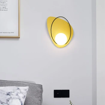 ODYSEN Luxusné Sconce Nástenné Svietidlo pre Spálne, Obývacia Izba, Moderne Black LED Nočné Osvetlenie Vnútorné Zlato Osvetlenie Zariadenie Creative